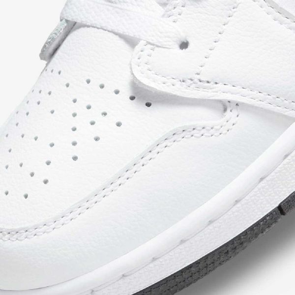 Nike Air Jordan 1 Low Tops Sko Barn Hvite Rød Blå Svarte