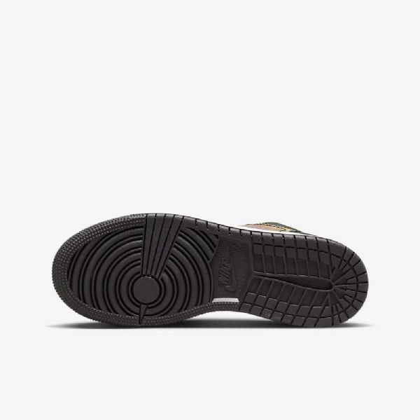 Nike Air Jordan 1 Low Tops Sko Barn Svarte Mørke