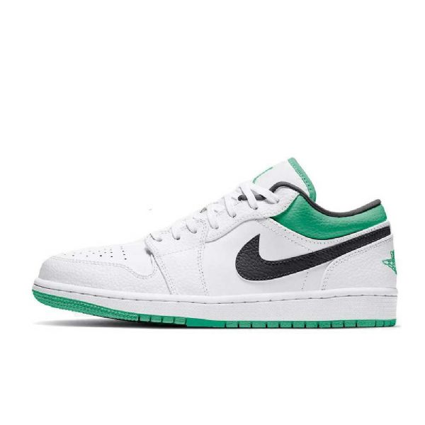 Nike Air Jordan 1 Low Tops Sko Dame Grønn Hvite