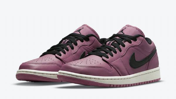 Nike Air Jordan 1 Low Tops Sko Dame Lilla