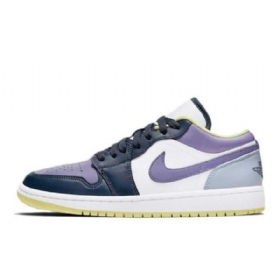 Nike Air Jordan 1 Low Tops Sko Dame Lilla