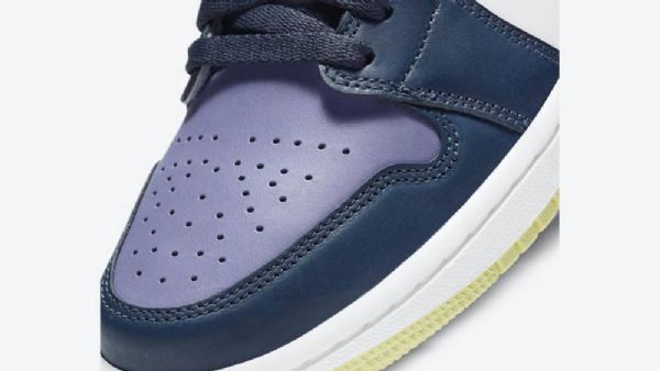 Nike Air Jordan 1 Low Tops Sko Dame Lilla