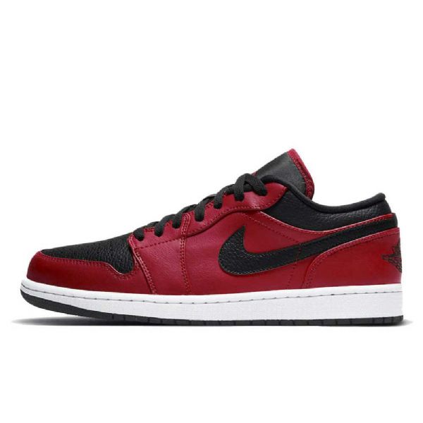 Nike Air Jordan 1 Low Tops Sko Dame Rød Svarte