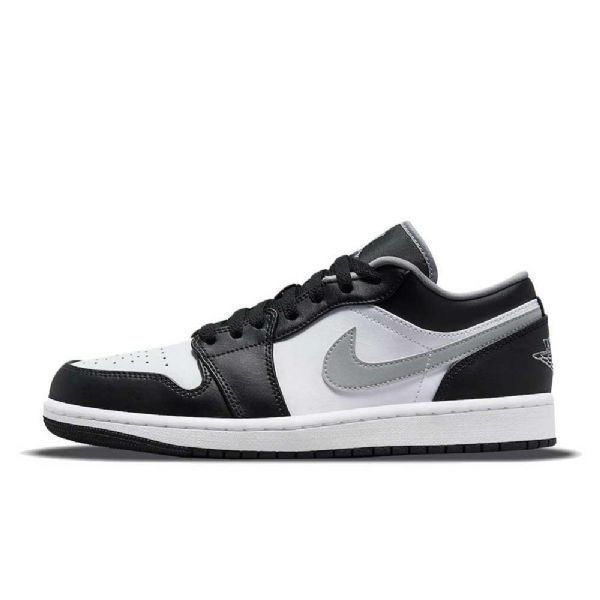 Nike Air Jordan 1 Low Tops Sko Dame Svarte Grå