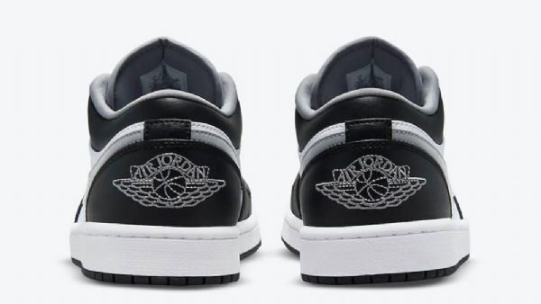 Nike Air Jordan 1 Low Tops Sko Dame Svarte Grå
