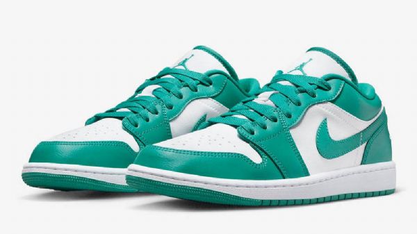 Nike Air Jordan 1 Low Tops Sko Dame Turkis
