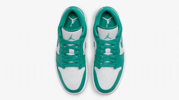 Nike Air Jordan 1 Low Tops Sko Dame Turkis