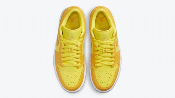 Nike Air Jordan 1 Low Tops Sko Herre Gul