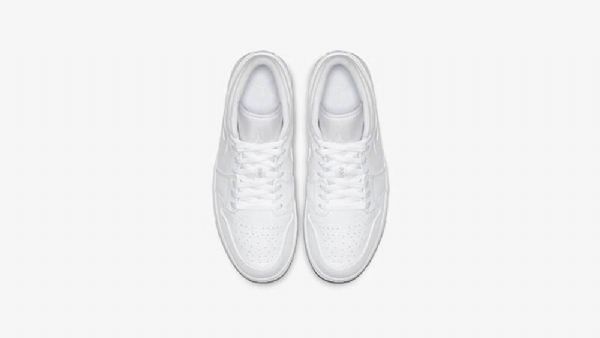 Nike Air Jordan 1 Low Tops Sko Herre Hvite