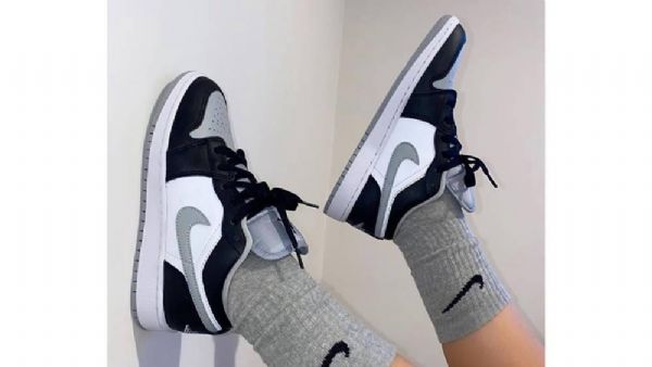 Nike Air Jordan 1 Low Tops Sko Herre Lyse Grå