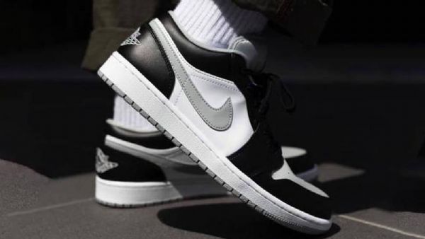 Nike Air Jordan 1 Low Tops Sko Herre Lyse Grå
