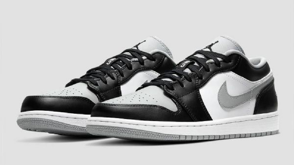 Nike Air Jordan 1 Low Tops Sko Herre Lyse Grå