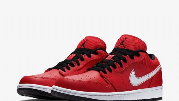 Nike Air Jordan 1 Low Tops Sko Herre Rød