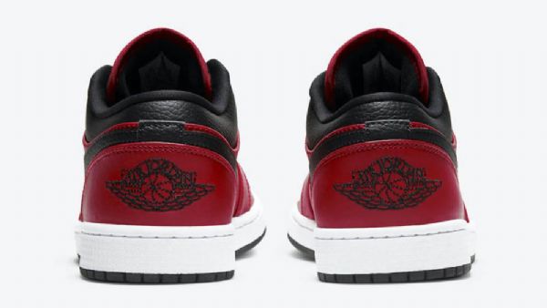 Nike Air Jordan 1 Low Tops Sko Herre Rød Svarte