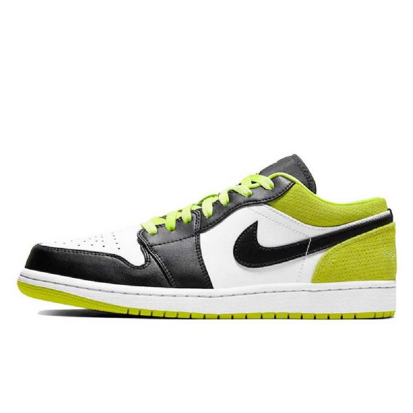 Nike Air Jordan 1 Low Tops Sko Herre Svarte