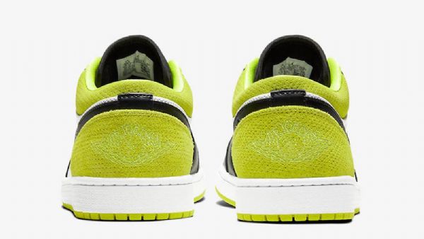Nike Air Jordan 1 Low Tops Sko Herre Svarte