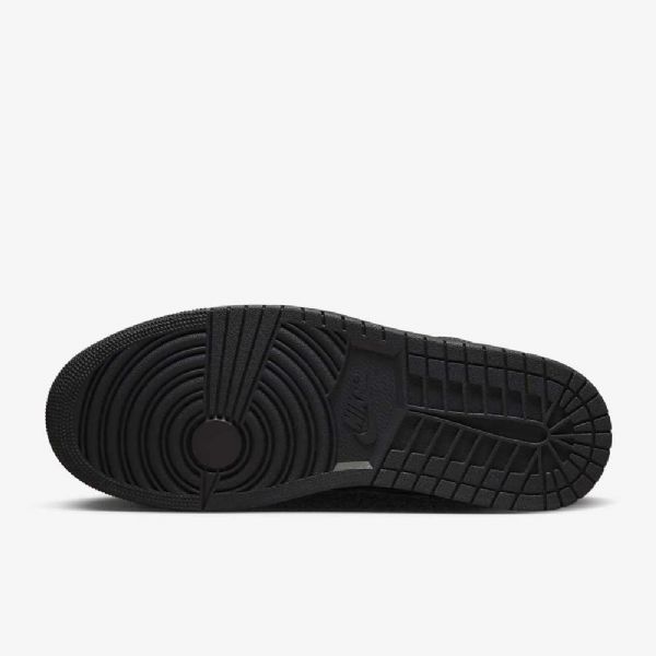 Nike Air Jordan 1 Low Tops Sko Herre Svarte