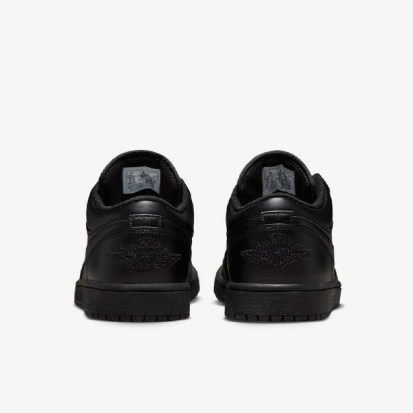 Nike Air Jordan 1 Low Tops Sko Herre Svarte
