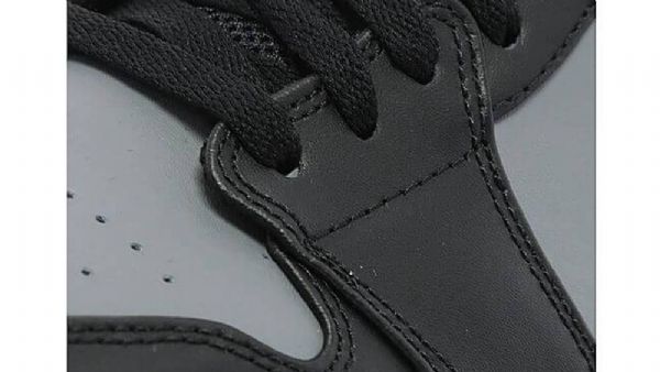 Nike Air Jordan 1 Low Tops Sko Herre Svarte Grå