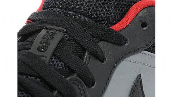 Nike Air Jordan 1 Low Tops Sko Herre Svarte Grå