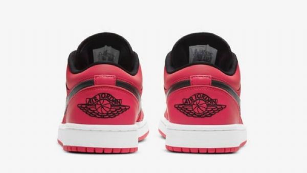 Nike Air Jordan 1 Low Tops Sko Herre Svarte Rød Gul