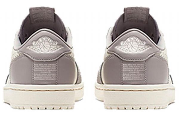 Nike Air Jordan 1 Low Tops Slip Retro Basketball Shoes Dame Grå