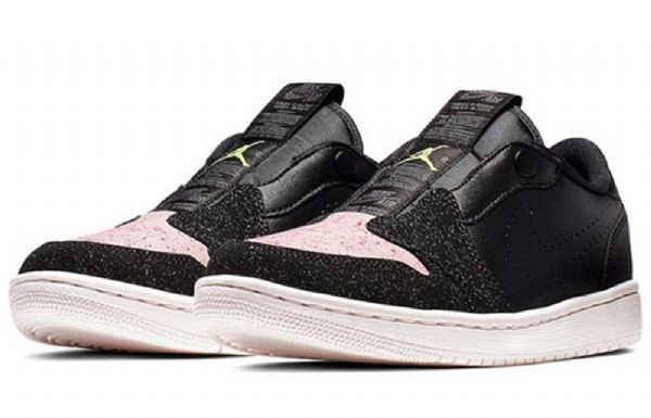 Nike Air Jordan 1 Low Tops Slip Retro Basketball Shoes Dame Rød
