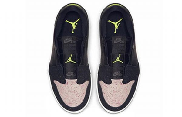Nike Air Jordan 1 Low Tops Slip Retro Basketball Shoes Dame Rød