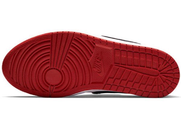 Nike Air Jordan 1 Low Tops Slip Retro Basketball Shoes Dame Rød Hvite