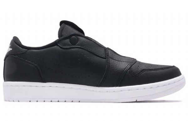 Nike Air Jordan 1 Low Tops Slip Retro Basketball Shoes Dame Svarte