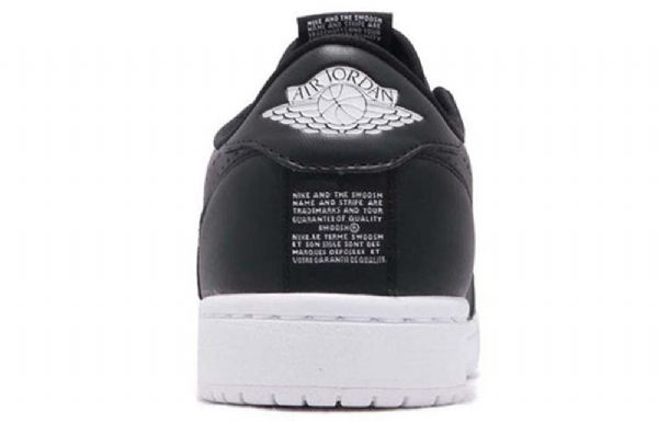 Nike Air Jordan 1 Low Tops Slip Retro Basketball Shoes Dame Svarte
