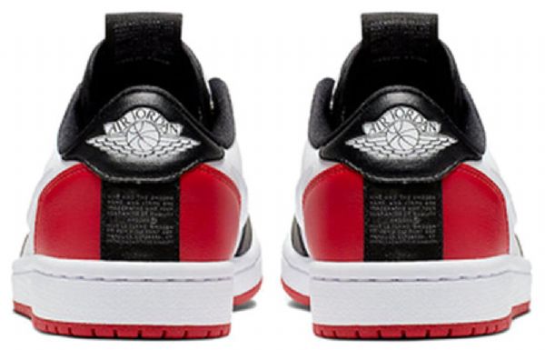 Nike Air Jordan 1 Low Tops Slip Retro Basketball Shoes Dame Svarte