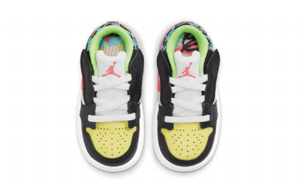 Nike Air Jordan 1 Low Tops Td Sko Barn Multicolor