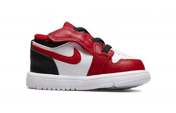 Nike Air Jordan 1 Low Tops Td Sko Barn Svarte