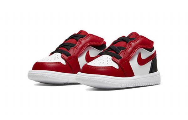 Nike Air Jordan 1 Low Tops Td Sko Barn Svarte