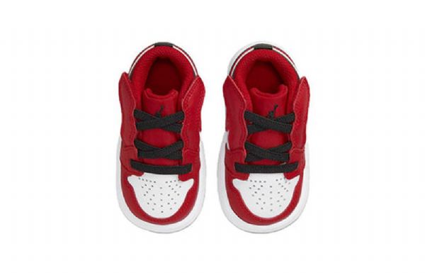 Nike Air Jordan 1 Low Tops Td Sko Barn Svarte