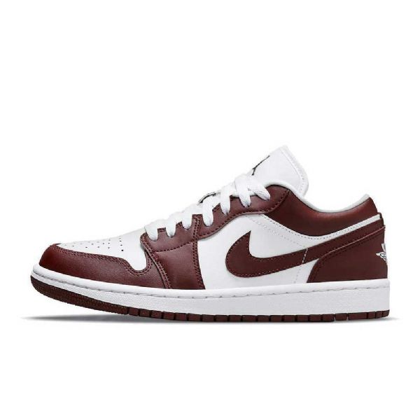 Nike Air Jordan 1 Low Tops Team Sko Dame Rød Hvite