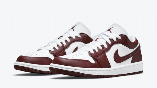 Nike Air Jordan 1 Low Tops Team Sko Herre Rød Hvite