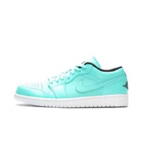 Nike Air Jordan 1 Low Tops Tiffany Sko Herre Turkis