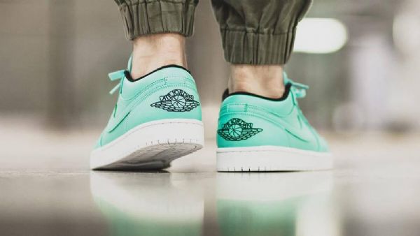 Nike Air Jordan 1 Low Tops Tiffany Sko Herre Turkis