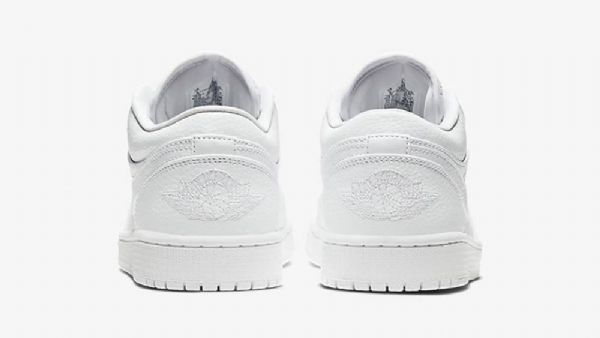 Nike Air Jordan 1 Low Tops Triple Sko Herre Hvite