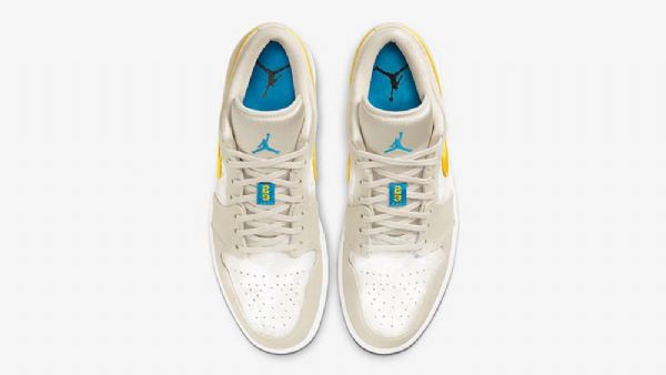 Nike Air Jordan 1 Low Tops Tropical Orewood Sko Herre Khaki