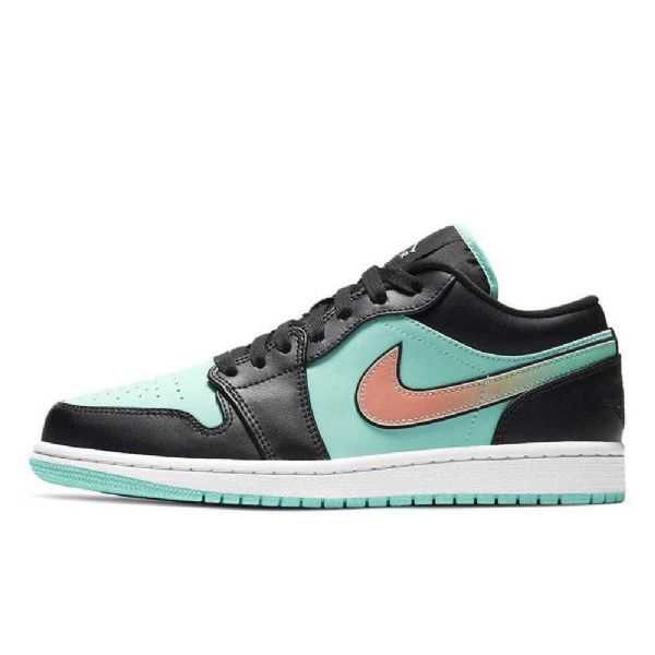 Nike Air Jordan 1 Low Tops Tropical Twist Sko Dame Svarte