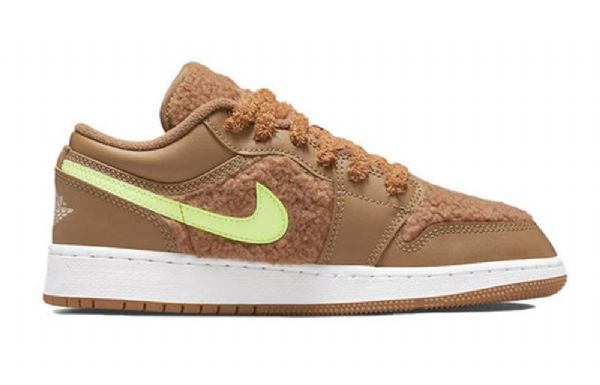Nike Air Jordan 1 Low Tops Utility Gs Basketsko Herre Brune