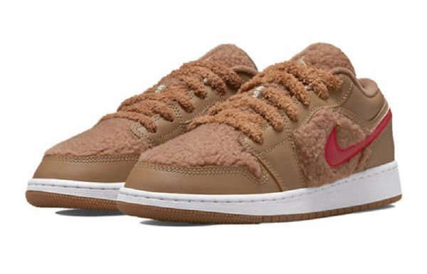 Nike Air Jordan 1 Low Tops Utility Gs Basketsko Herre Brune