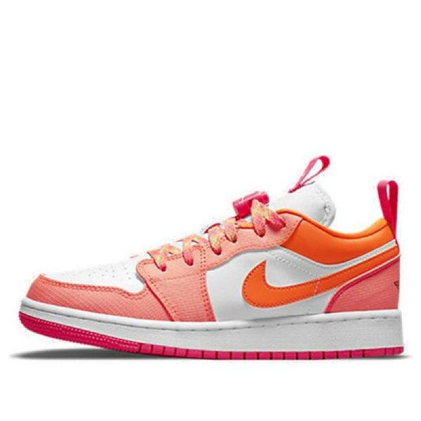 Nike Air Jordan 1 Low Tops Utility Gs Basketsko Herre Korall Hvite