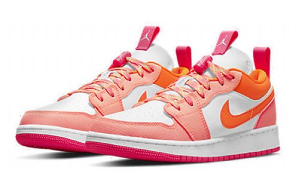 Nike Air Jordan 1 Low Tops Utility Gs Basketsko Herre Korall Hvite