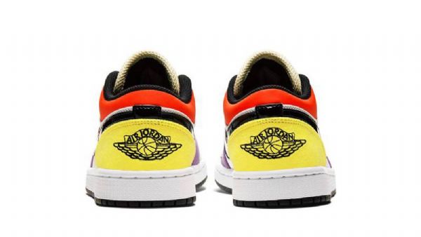 Nike Air Jordan 1 Low Topsbulb Sko Dame Multicolor