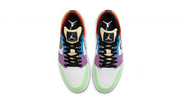 Nike Air Jordan 1 Low Topsbulb Sko Herre Multicolor