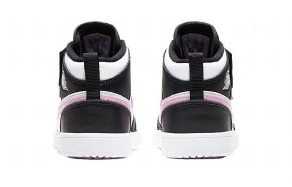 Nike Air Jordan 1 Mid Tops Alt Ps Retro Basketball Shoes Herre Hvite Lyse Rosa